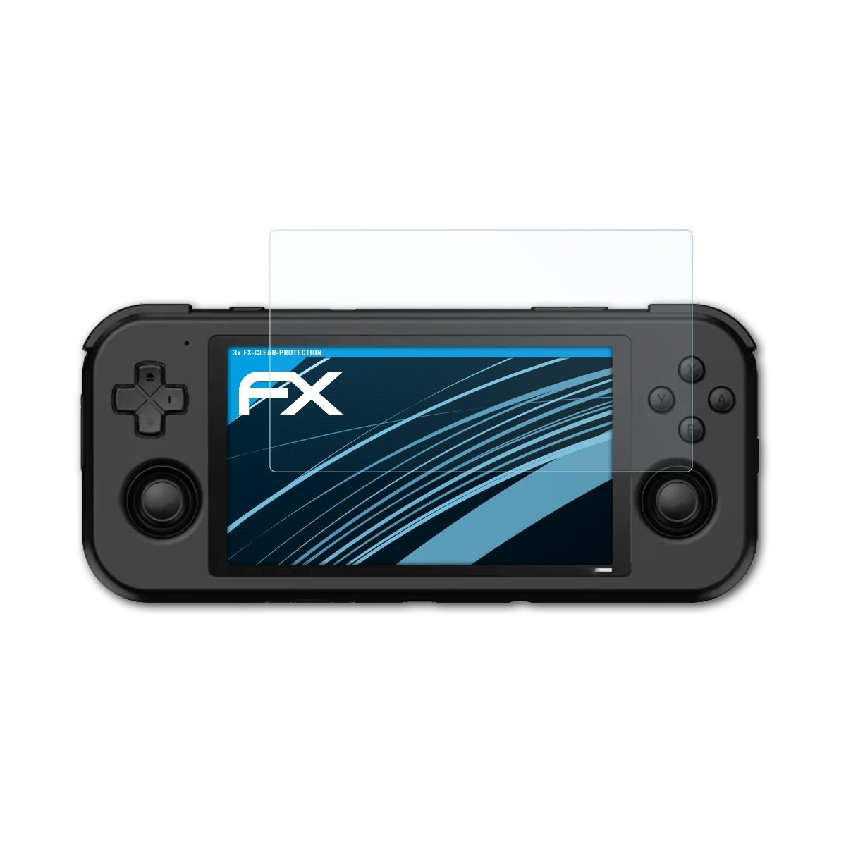 ATFOLIX 3x FX-Clear Displayschutz(für Retroid Pocket 3 (RP3))
