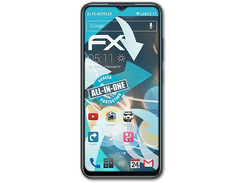Prime FX-ActiFleX Xiaomi 5G) ATFOLIX Displayschutz(für Redmi 3x 11