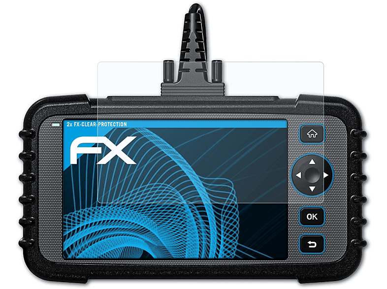 ATFOLIX 2x FX-Clear Displayschutz(für Topdon ArtiDiag600)