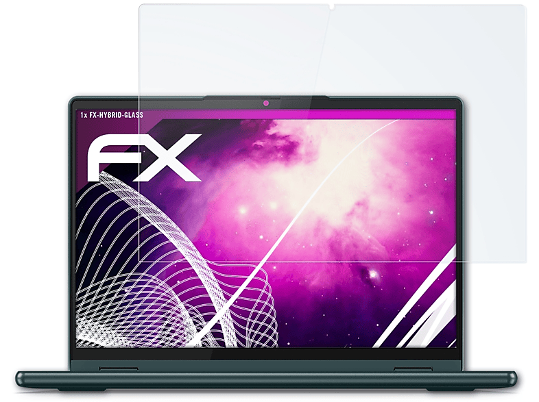 ATFOLIX FX-Hybrid-Glass Schutzglas(für Lenovo Yoga 6 (Gen 7))
