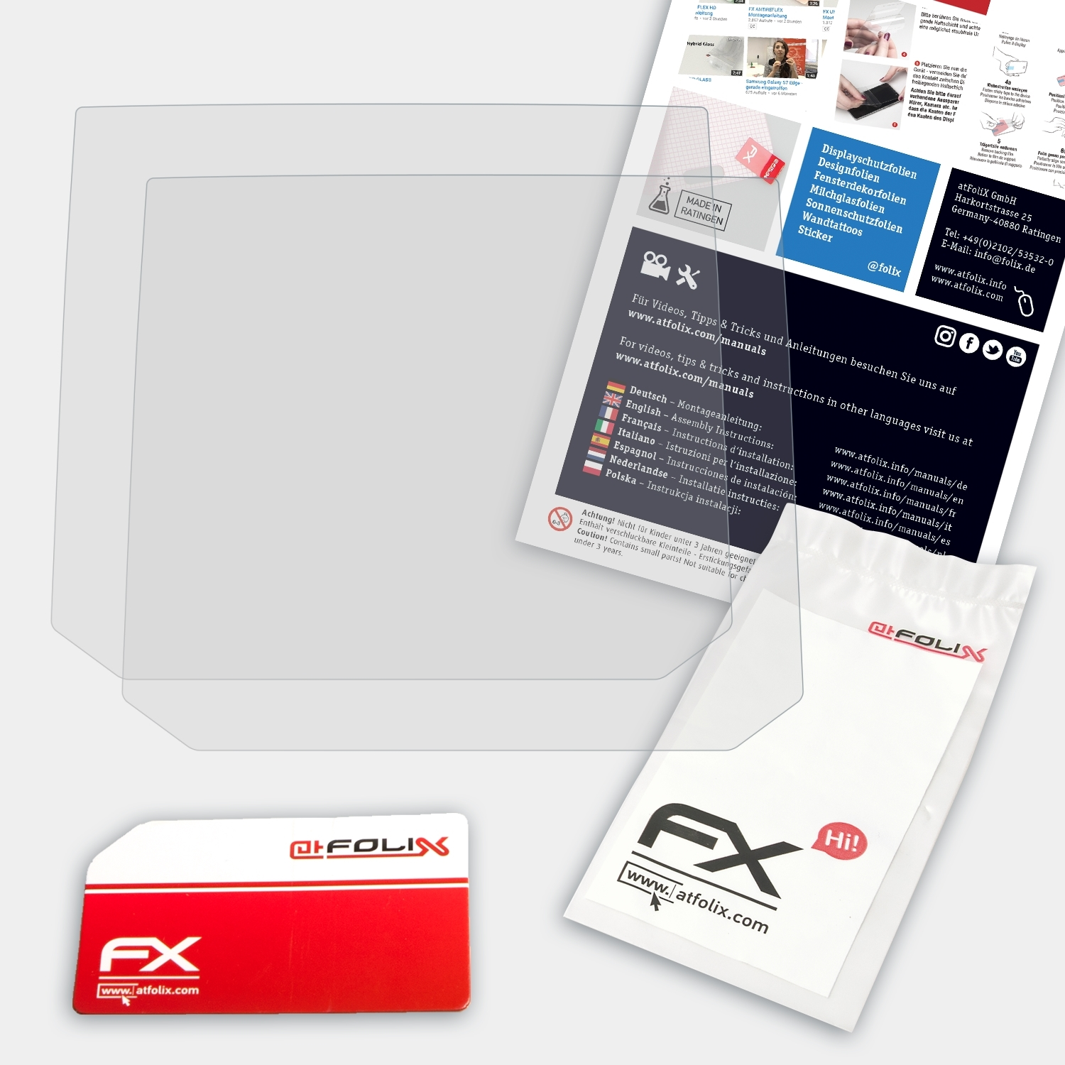 ATFOLIX 2x FX-Antireflex Displayschutz(für ArtiLink300) Topdon