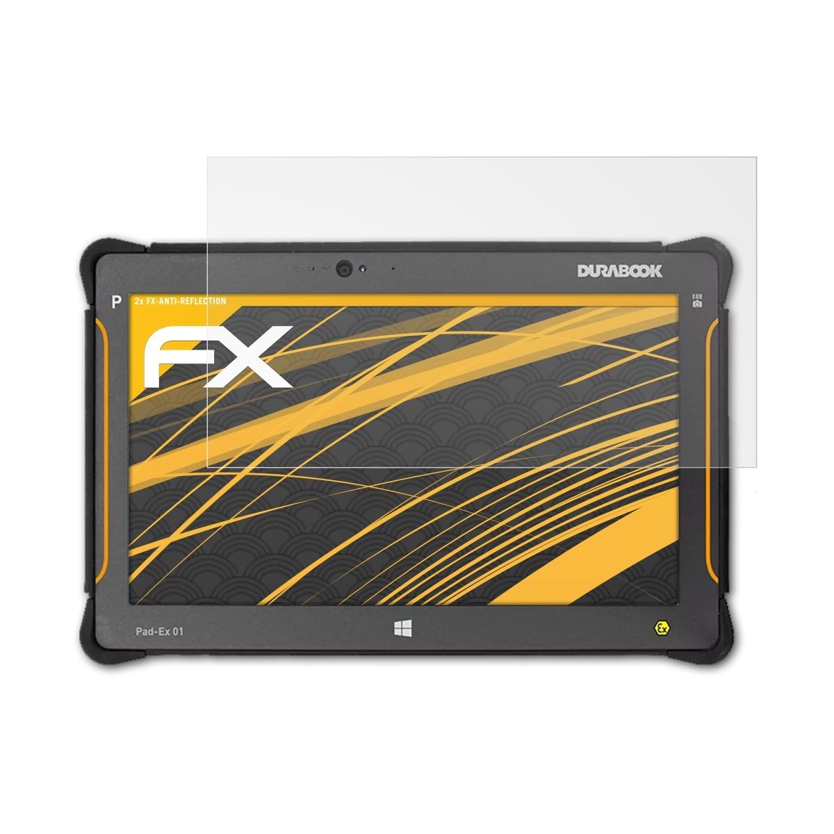 ATFOLIX 2x Pad-Ex P8 Displayschutz(für D2) 01 FX-Antireflex ecom
