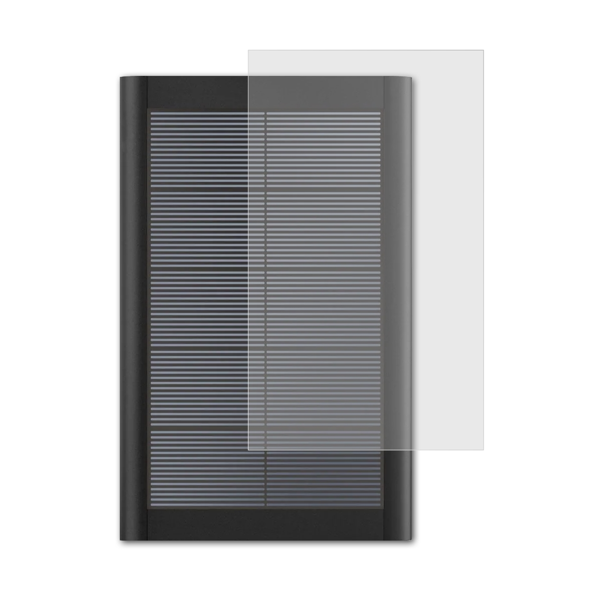(1.9W)) Solar Small Displayschutz(für 2x ATFOLIX matt&stoßfest Ring Panel