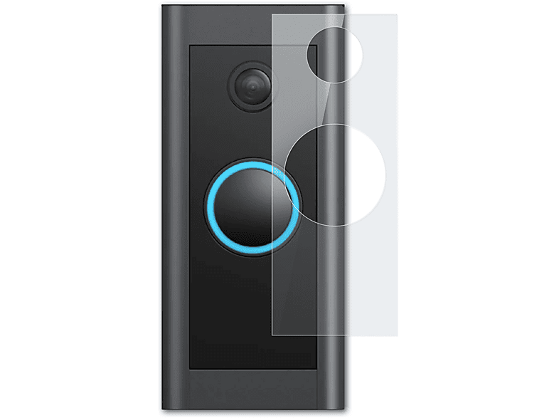 Wired) Ring Doorbell ATFOLIX Displayschutz(für Video Schutzpanzer 9H