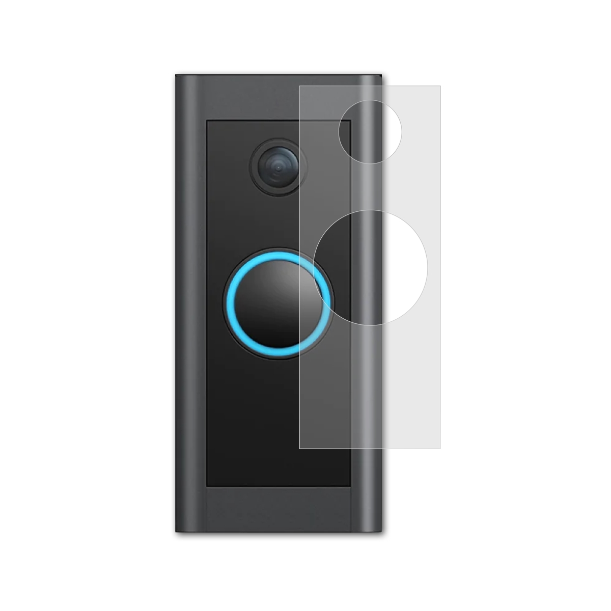 2x Ring ATFOLIX matt&stoßfest Doorbell Displayschutz(für Wired) Video