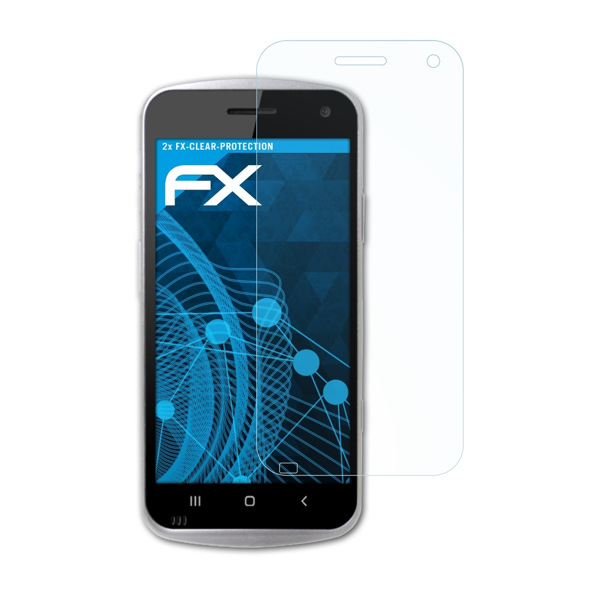 Mobile Point 2x ATFOLIX PM30hc) Displayschutz(für FX-Clear
