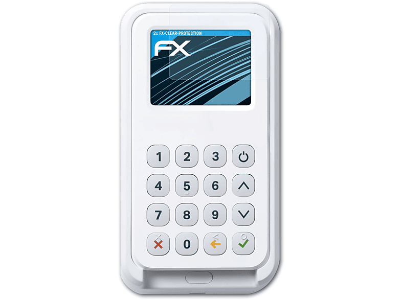 ATFOLIX 2x SumUp 3G) klar&stoßfest Displayschutz(für