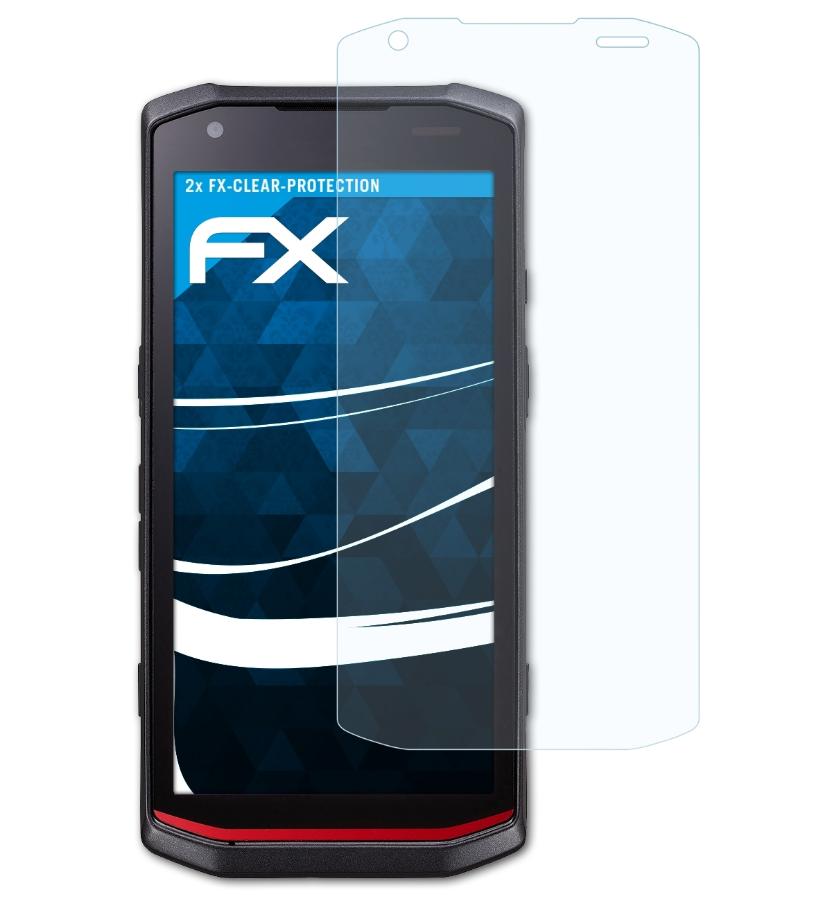 ATFOLIX 2x FX-Clear DX-A600GE) Displayschutz(für Keyence