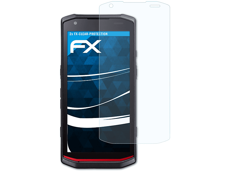 ATFOLIX 2x FX-Clear Displayschutz(für Keyence DX-A600GE)