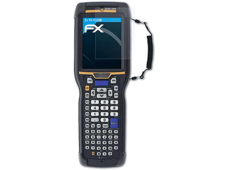 ATFOLIX 2x FX-Clear Displayschutz(für ecom CK70A)
