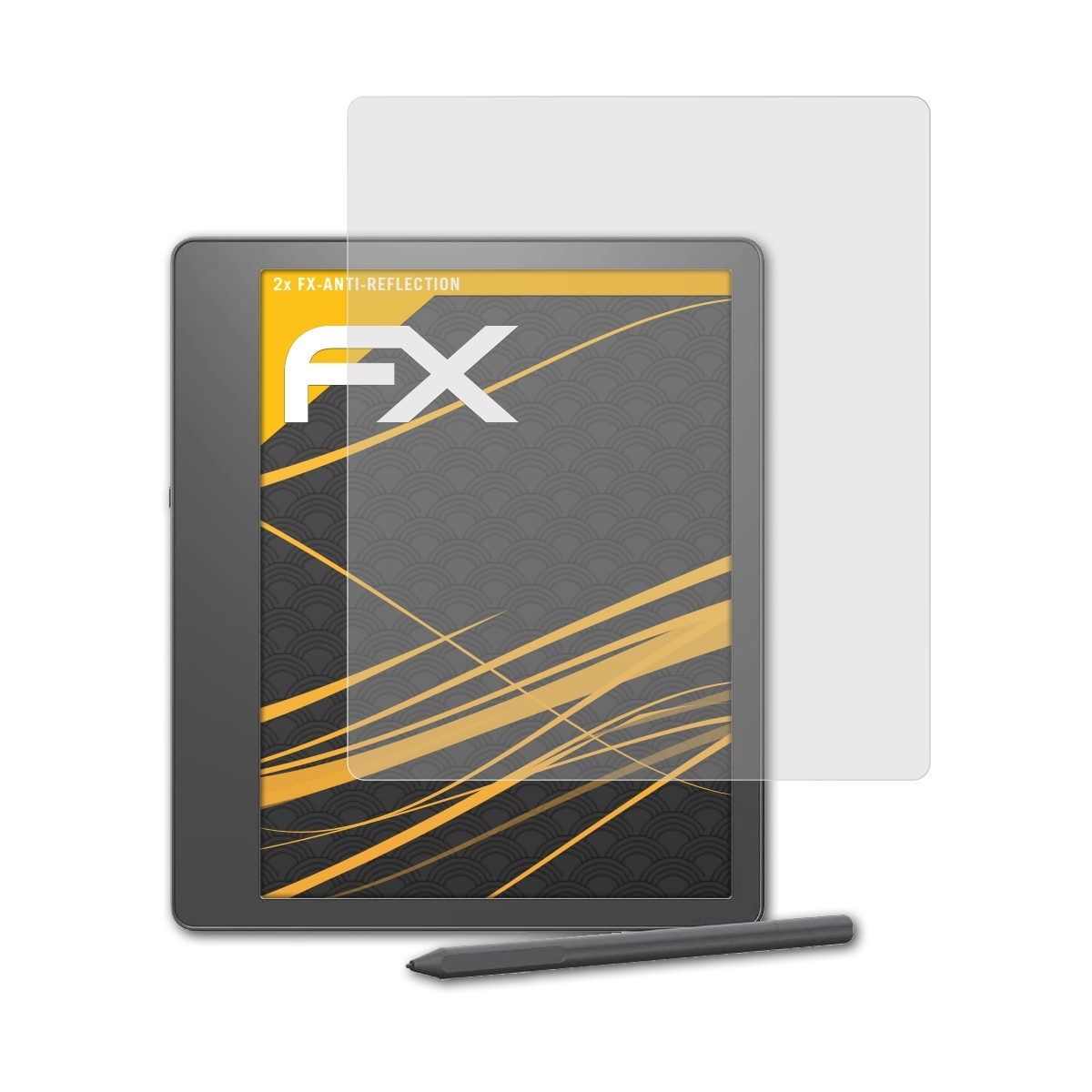 ATFOLIX 2x FX-Antireflex Scribe) Displayschutz(für Amazon Kindle