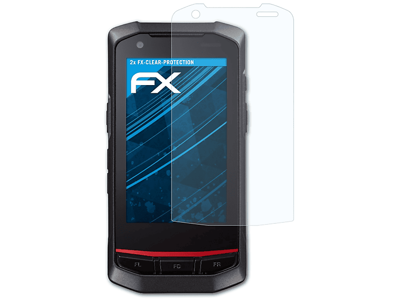 ATFOLIX 2x FX-Clear DX-A400GE) Keyence Displayschutz(für