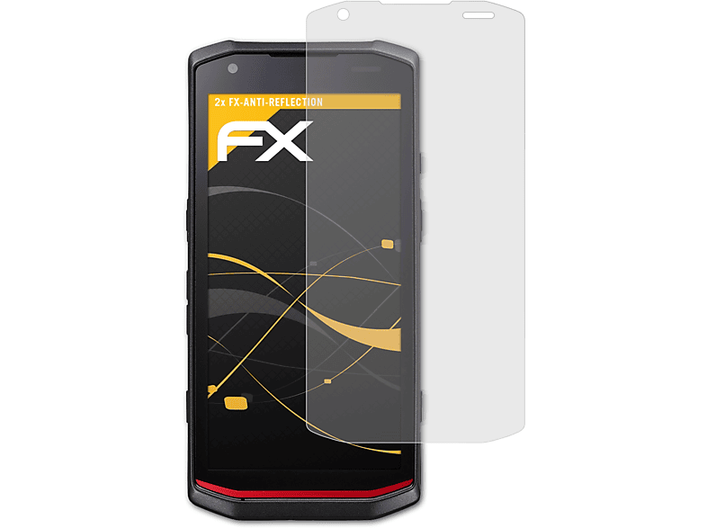 ATFOLIX 2x FX-Antireflex Displayschutz(für Keyence DX-A600GE)