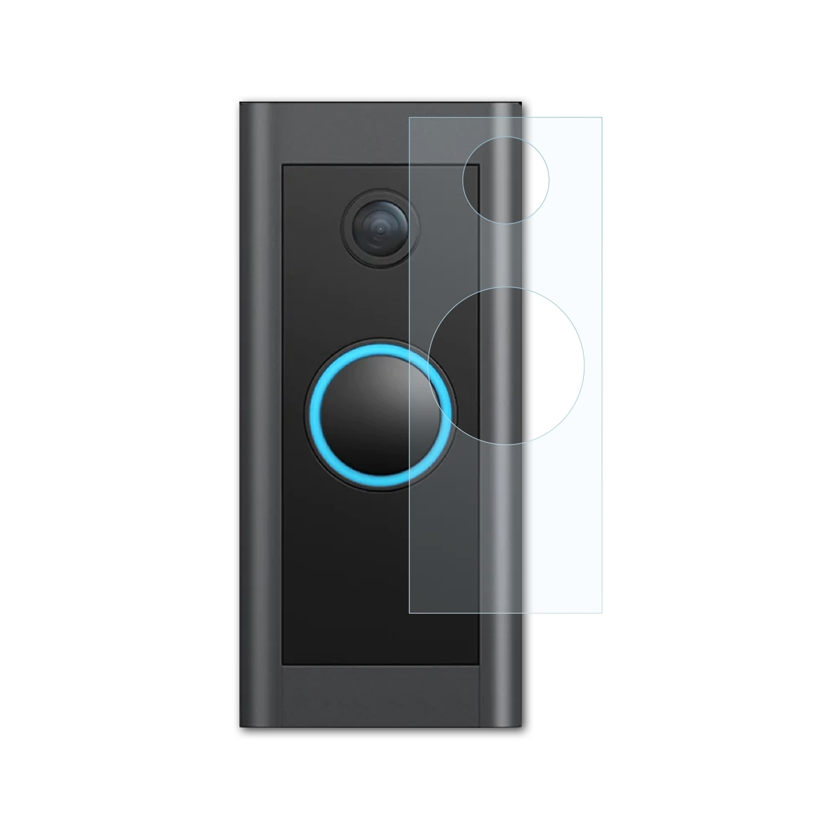 Video Displayschutz(für Wired) ATFOLIX Ring klar&stoßfest 2x Doorbell