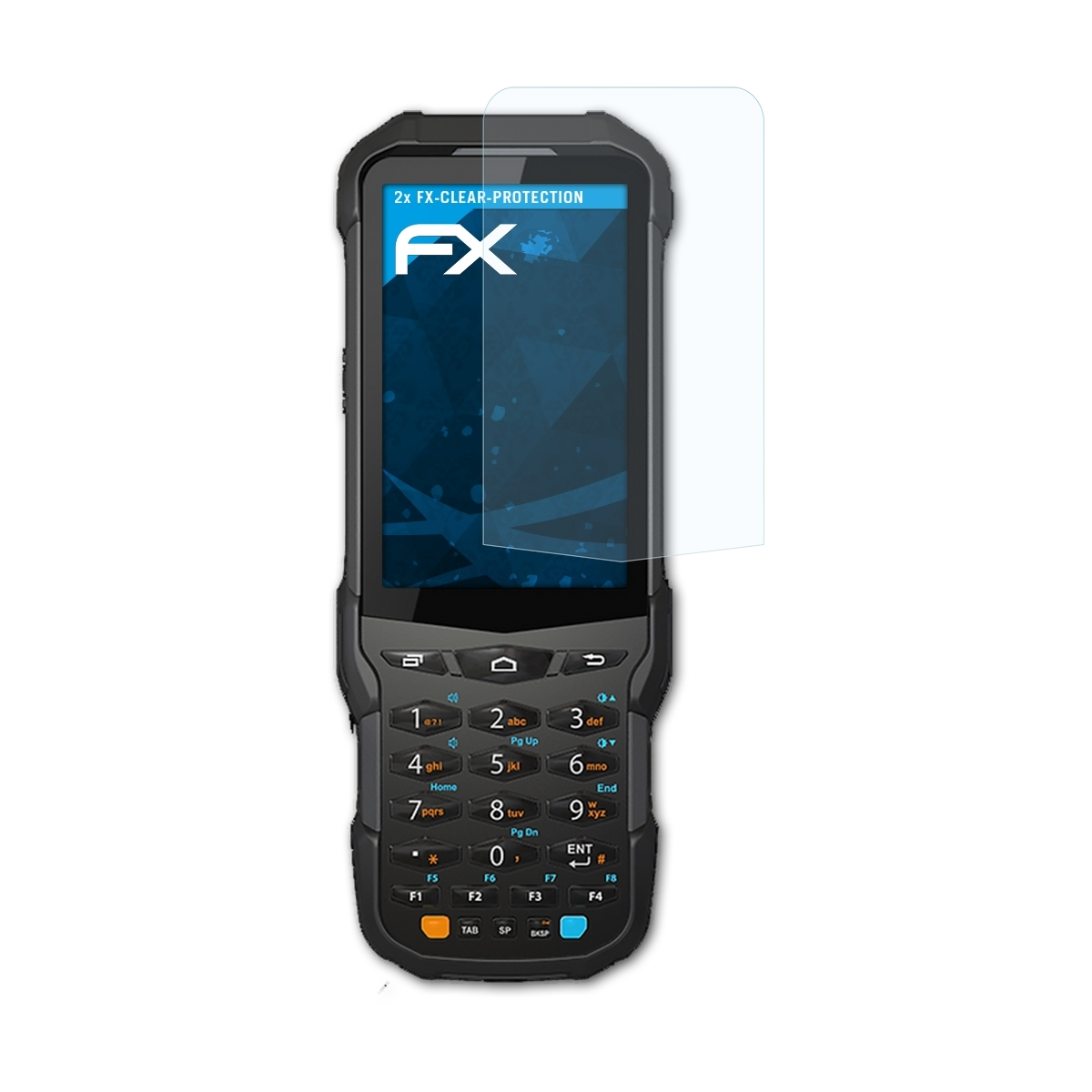 ATFOLIX 2x FX-Clear Displayschutz(für Point Mobile PM550)