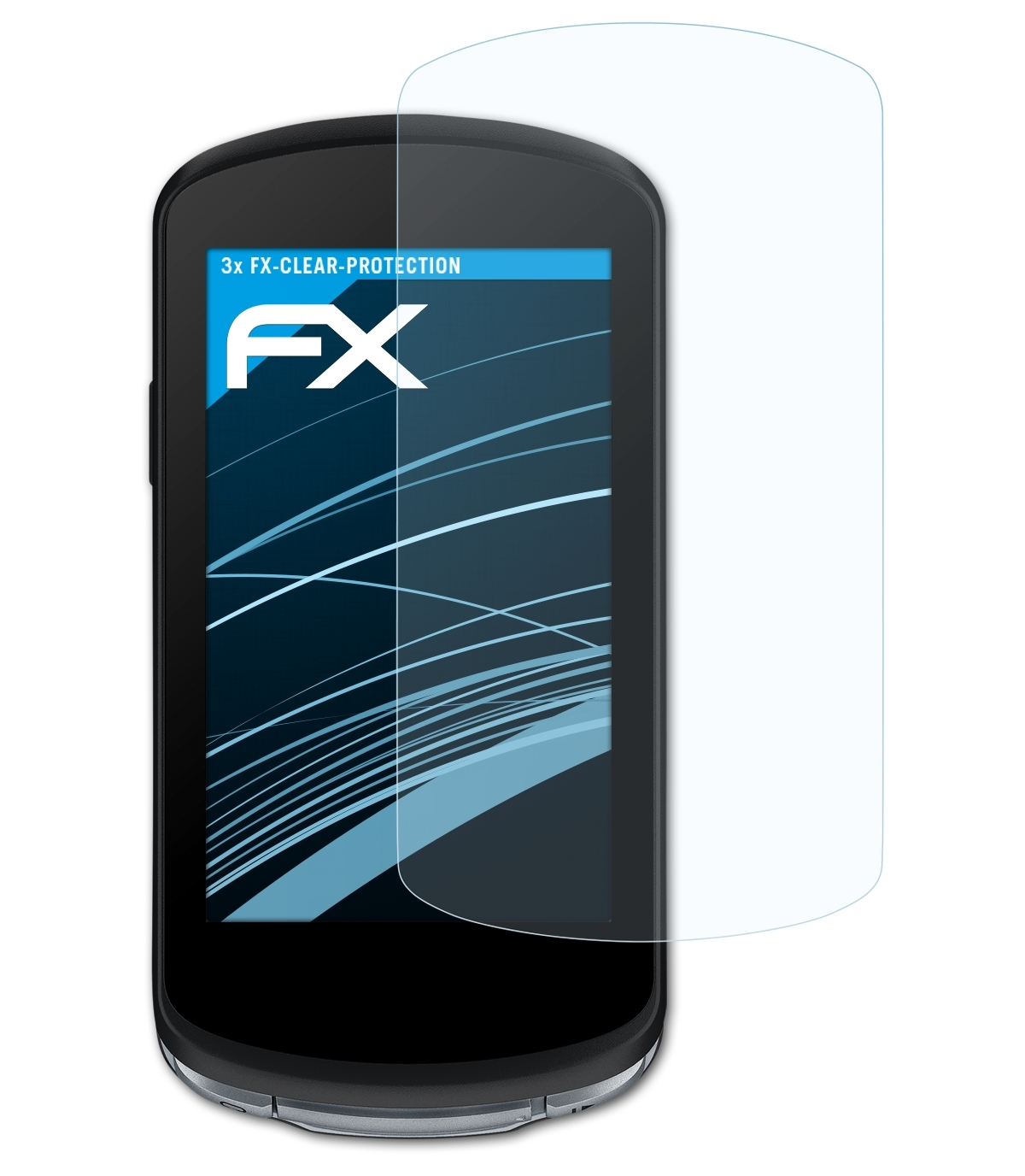 ATFOLIX 3x FX-Clear Displayschutz(für Edge Garmin 1040)