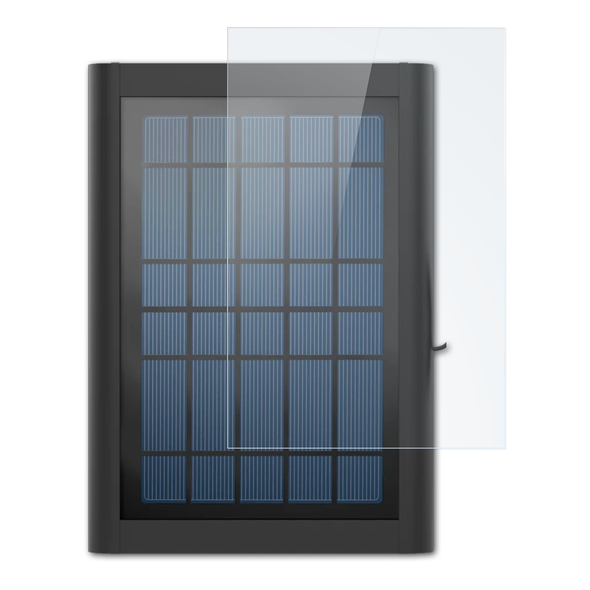 9H Ring ATFOLIX for (2.4W)) Schutzpanzer Doorbell Solar Displayschutz(für Panel Video