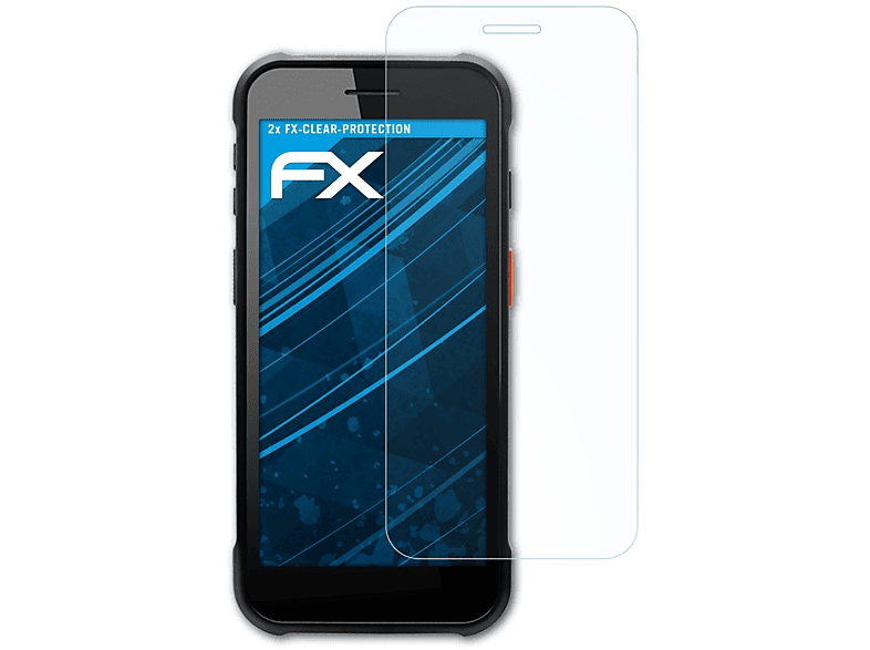 ATFOLIX 2x FX-Clear Displayschutz(für Point Mobile PM75)
