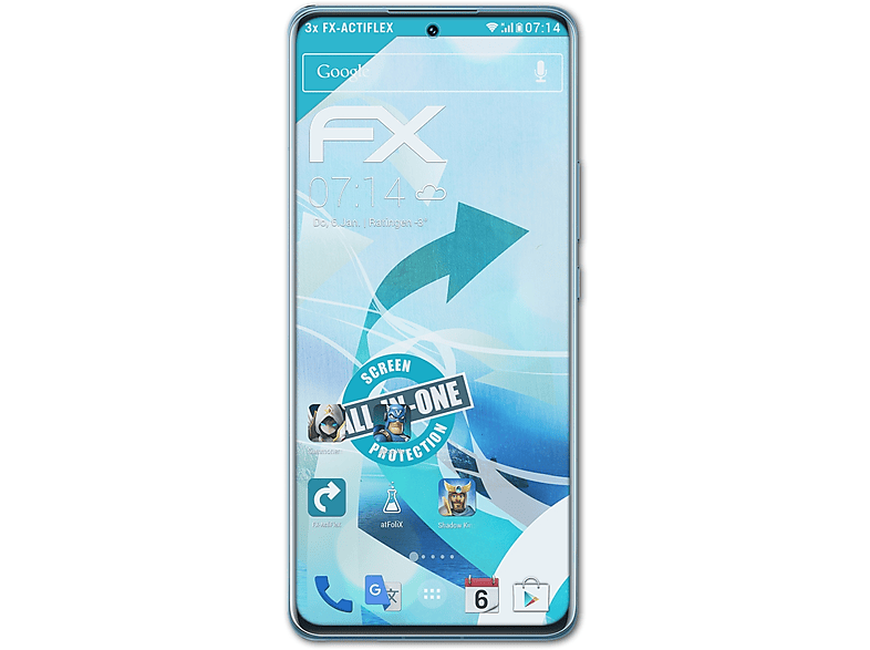 FX-ActiFleX 3x 12T Displayschutz(für Pro) ATFOLIX Xiaomi