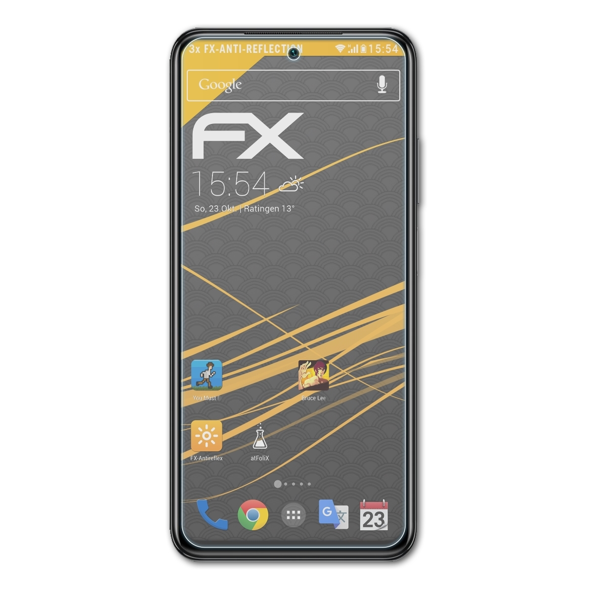 FX-Antireflex ATFOLIX Displayschutz(für M5s) Xiaomi 3x Poco