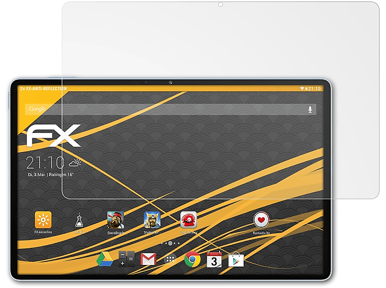 ATFOLIX 2x FX-Antireflex Displayschutz(für Realme Pad X)