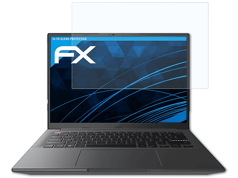 ATFOLIX 2x FX-Clear Displayschutz(für Asus VivoBook S14 OLED (M3402))