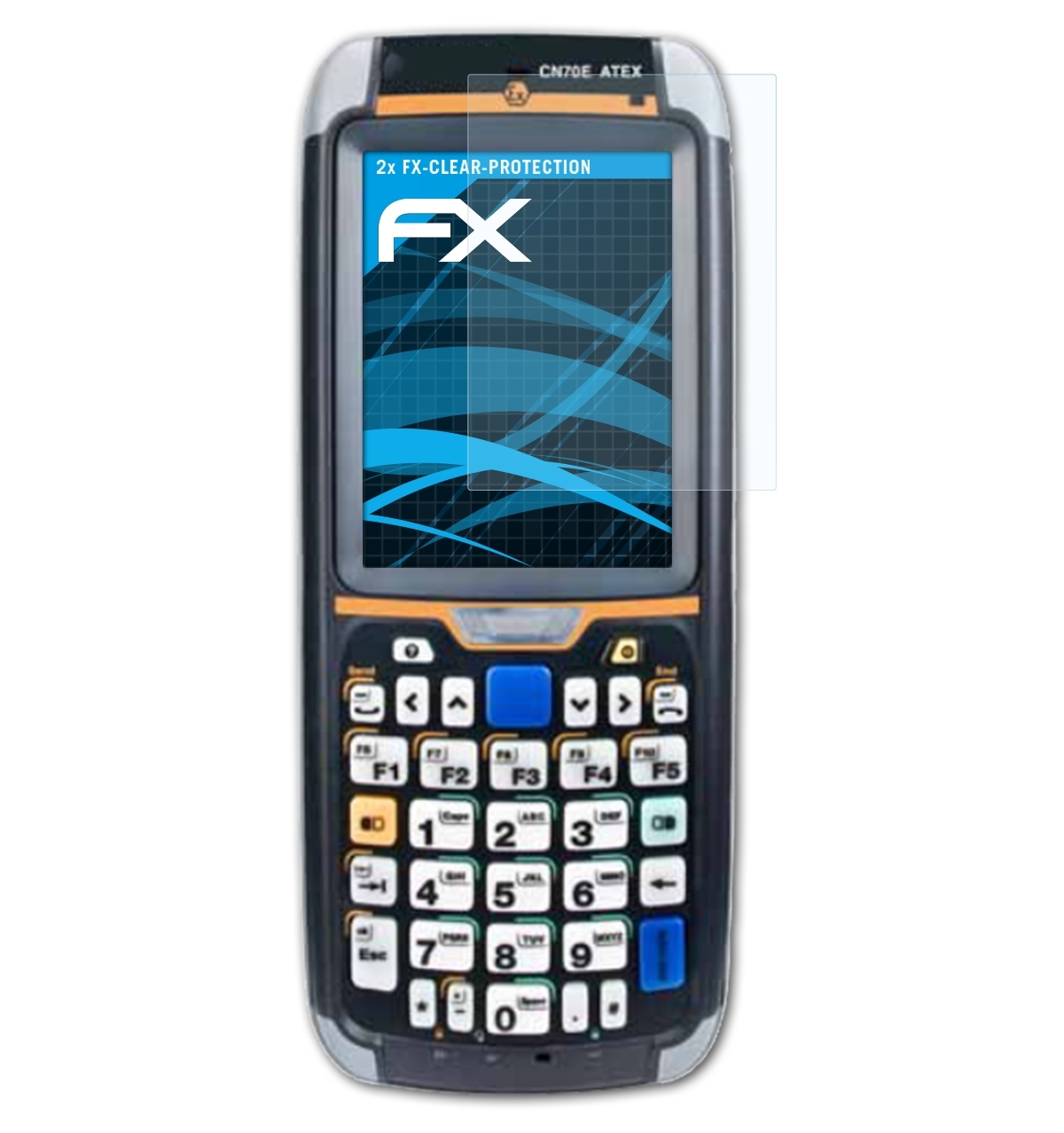 ATFOLIX 2x FX-Clear Displayschutz(für ecom CN70E)