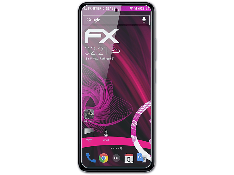 ATFOLIX FX-Hybrid-Glass Schutzglas(für Xiaomi Redmi Note 11T Pro+)
