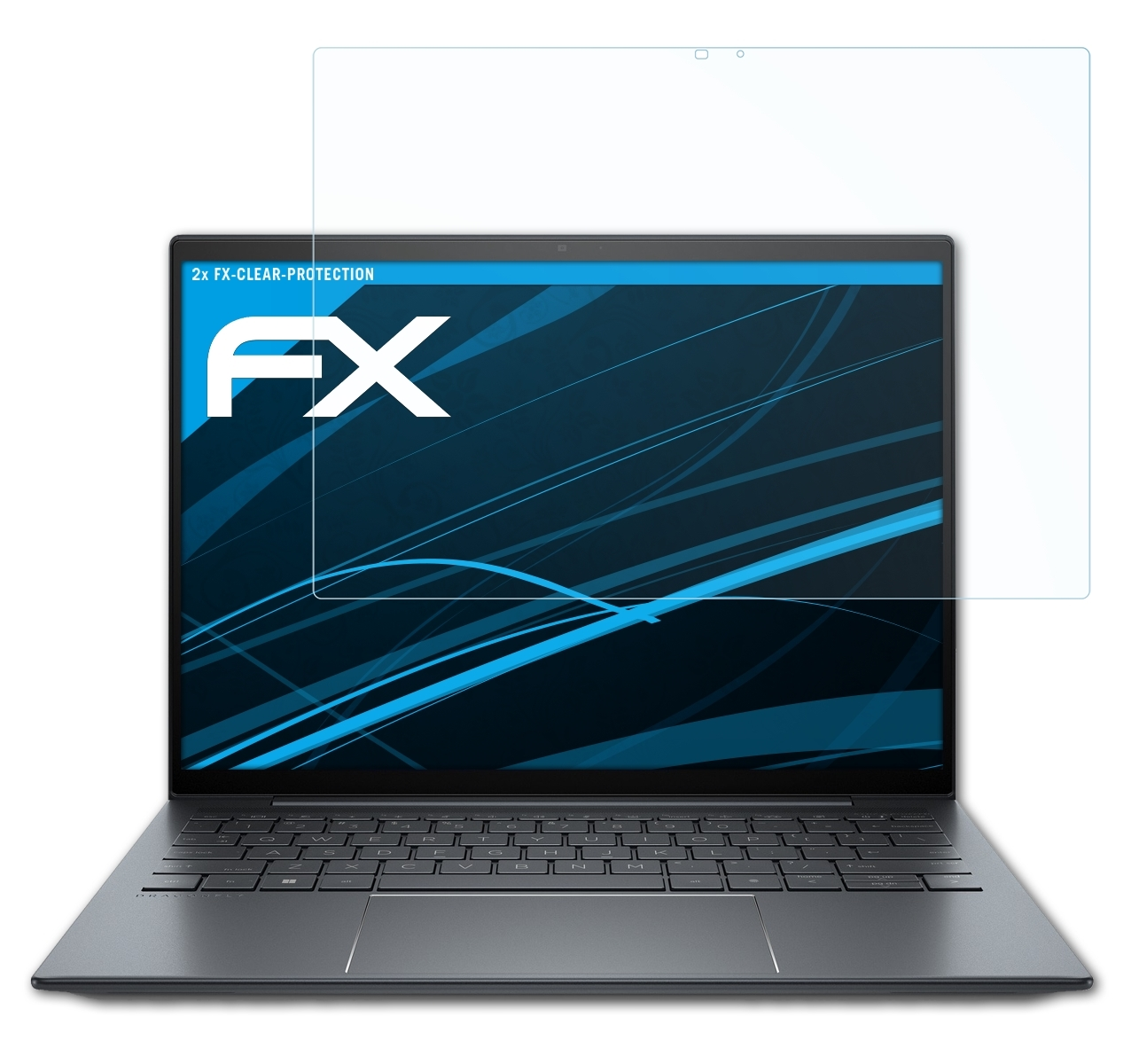 ATFOLIX 2x Displayschutz(für Elite G3) FX-Clear HP Dragonfly