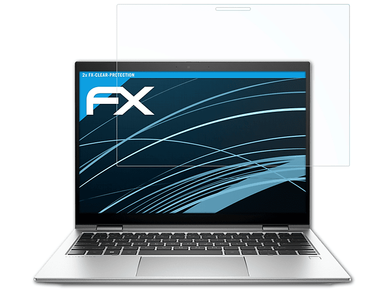 ATFOLIX 2x FX-Clear Displayschutz(für HP Elite x360 830 G9)