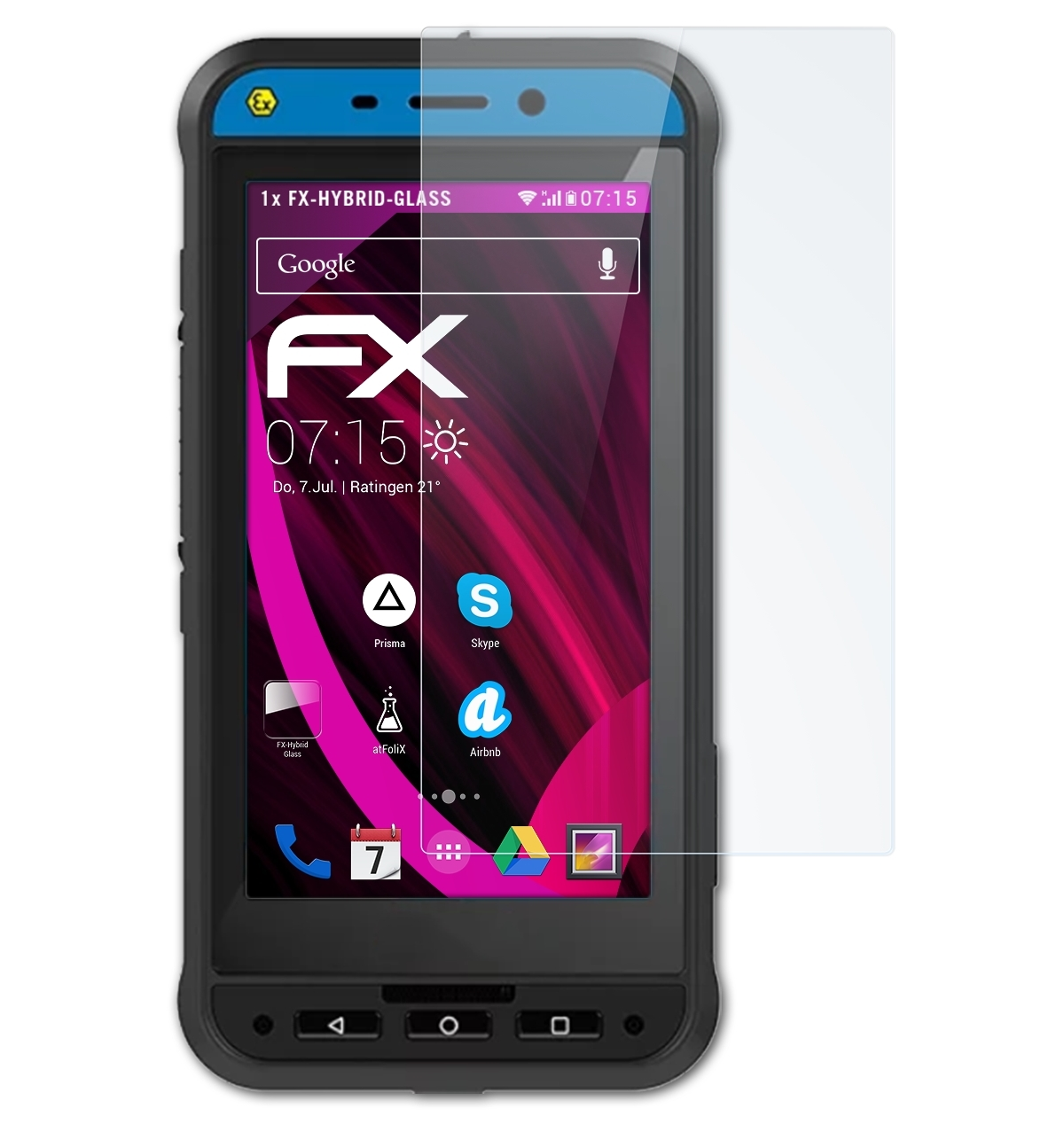 ATFOLIX FX-Hybrid-Glass Smart-Ex ecom Schutzglas(für 02 DZ1)