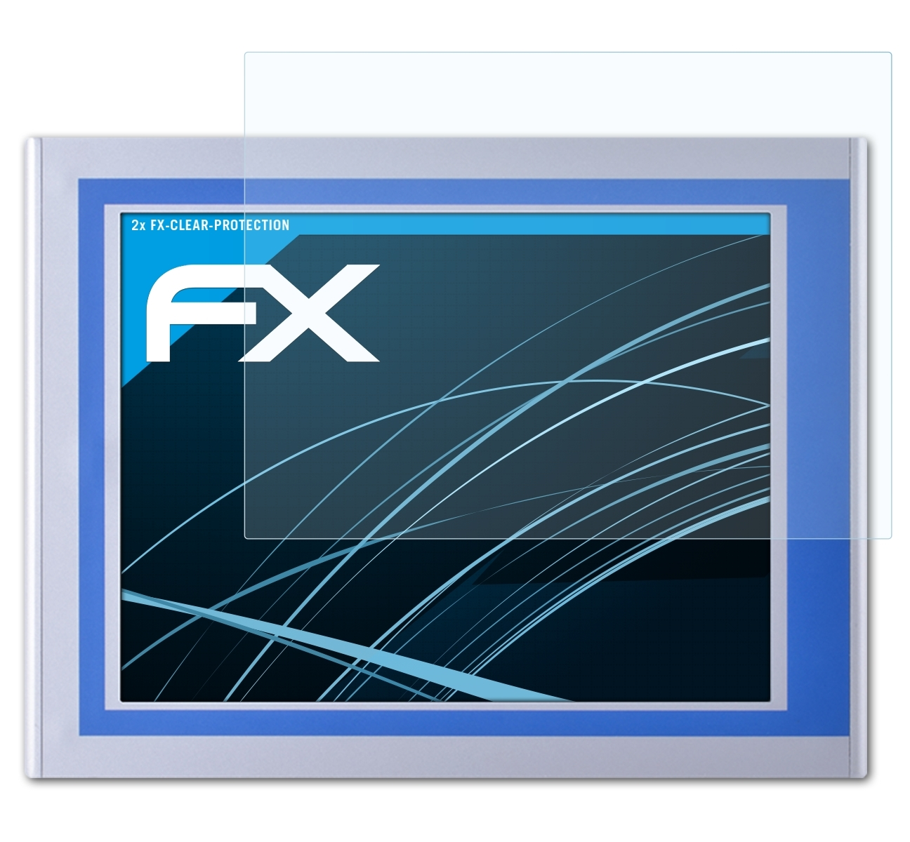 TPC6000-A124-T Inch)) ATFOLIX 2x (12.1 FX-Clear Nodka Displayschutz(für