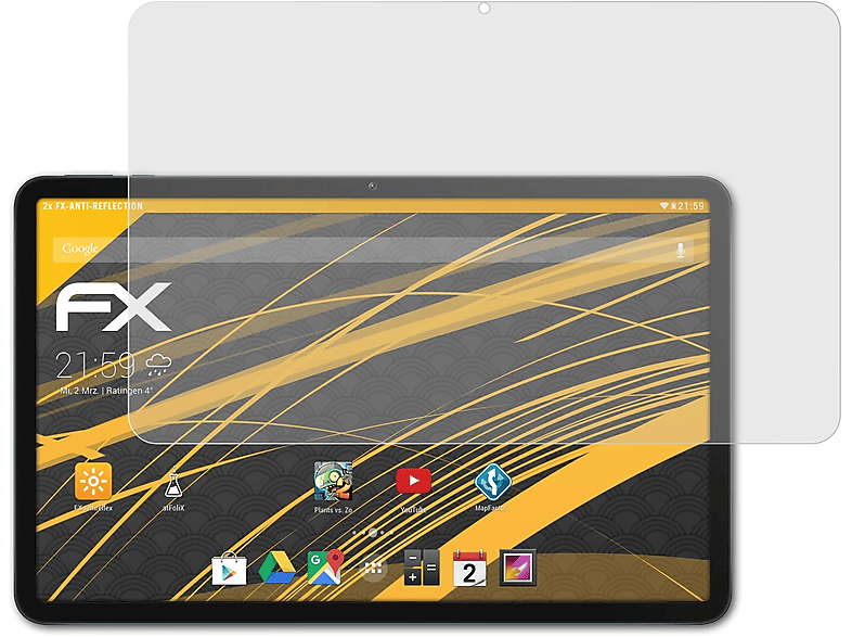 ATFOLIX 2x FX-Antireflex Displayschutz(für Honor Pad 8)