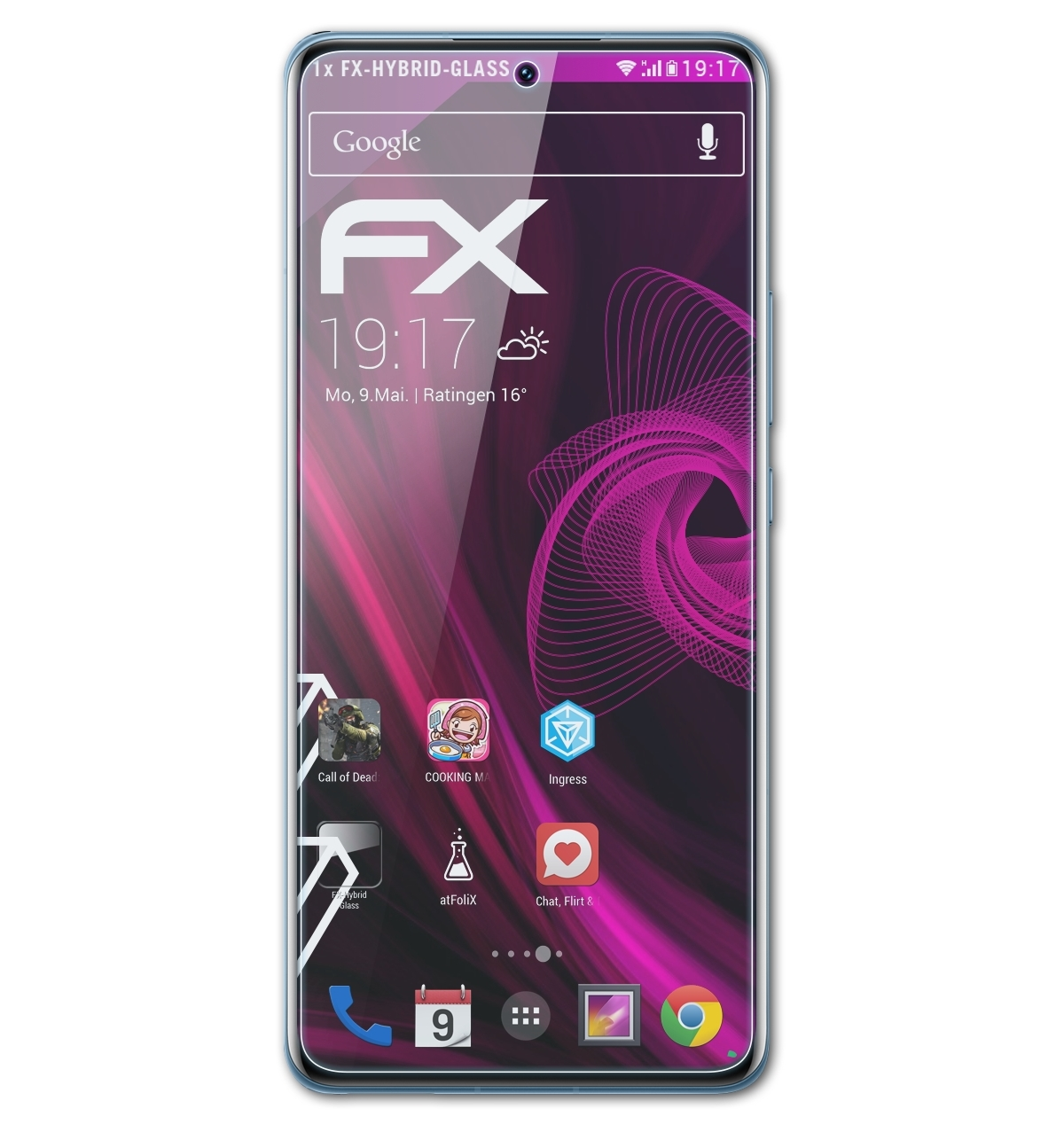 ATFOLIX FX-Hybrid-Glass Schutzglas(für Xiaomi Pro) 12T