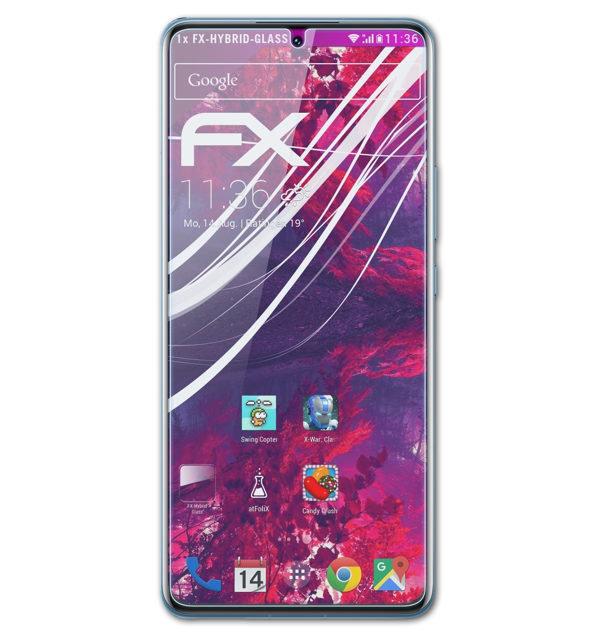 ATFOLIX FX-Hybrid-Glass Schutzglas(für Xiaomi 12T Pro)