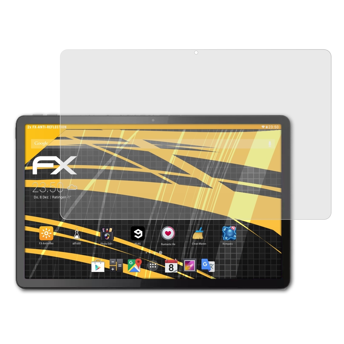 Displayschutz(für ATFOLIX Pro Tab Lenovo 2)) 2x (Gen FX-Antireflex P11