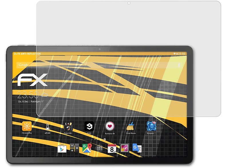 Displayschutz(für ATFOLIX Pro Tab Lenovo 2)) 2x (Gen FX-Antireflex P11
