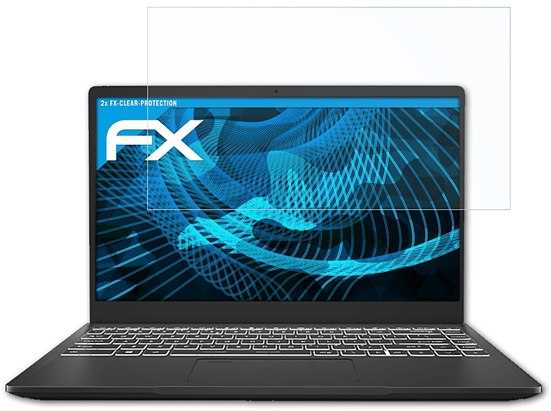 ATFOLIX 2x FX-Clear Displayschutz(für Summit B14) MSI