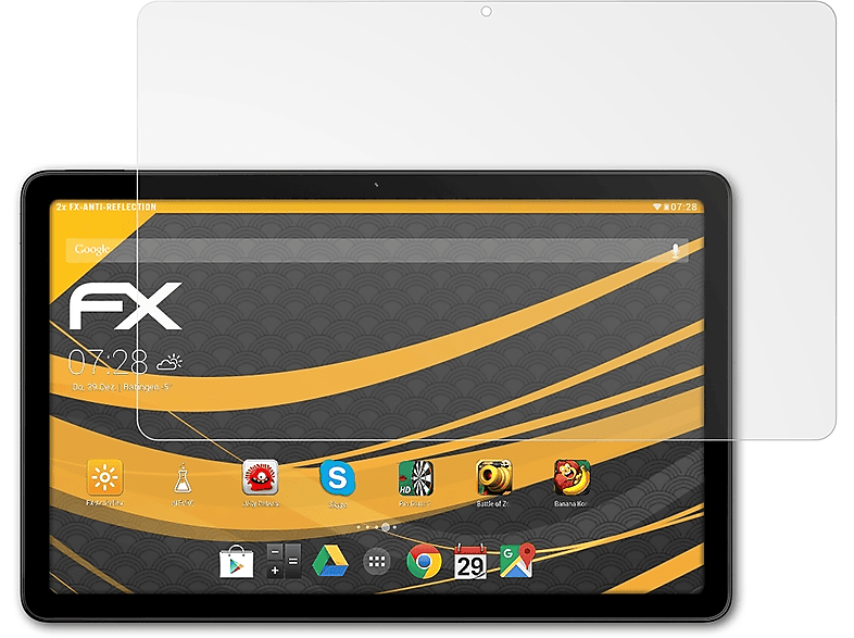 ATFOLIX 2x FX-Antireflex T21) Nokia Displayschutz(für