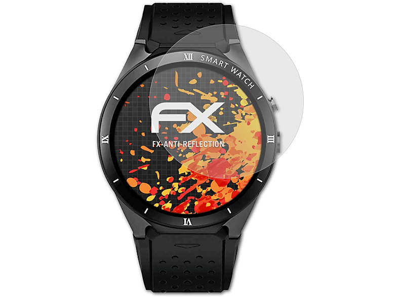 ATFOLIX 3x FX-Antireflex Displayschutz(für Prixton SW41) | Smartwatch Schutzfolien & Gläser