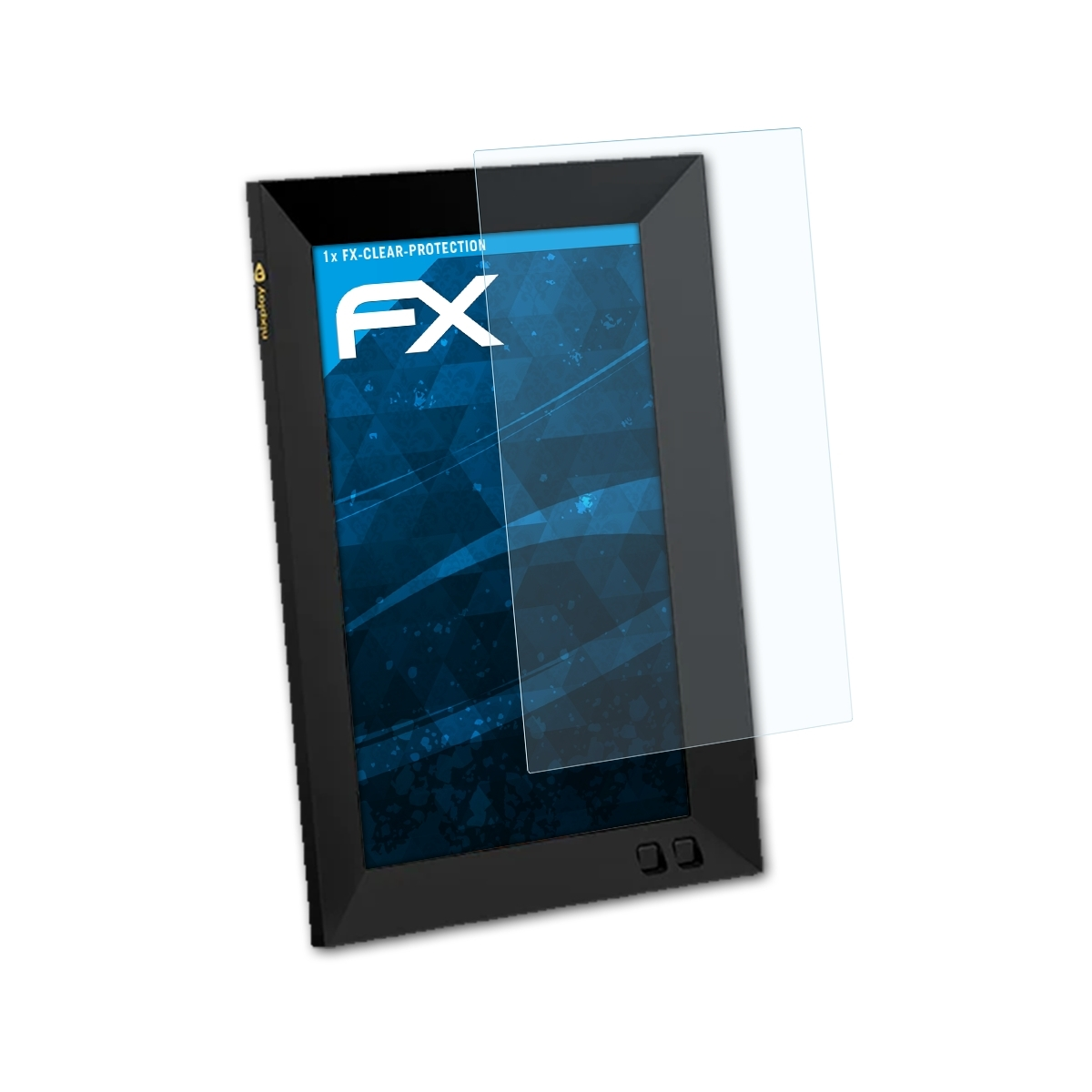(8 FX-Clear Inch)) 8 ATFOLIX Displayschutz(für Nixplay Smart