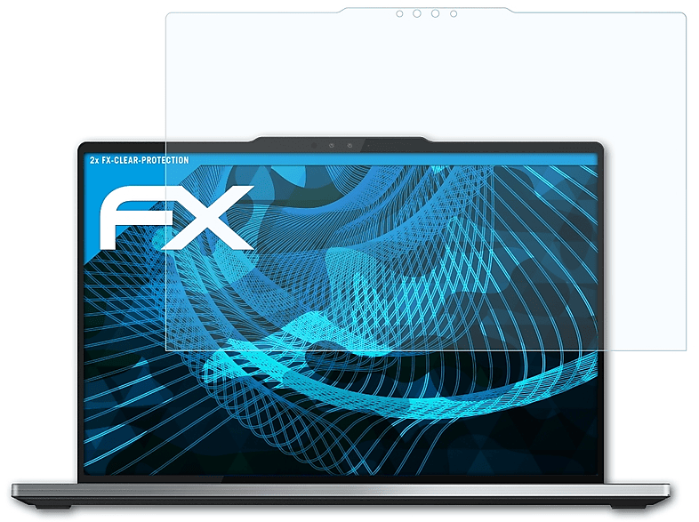 ThinkPad Z13) FX-Clear ATFOLIX Displayschutz(für Lenovo 2x