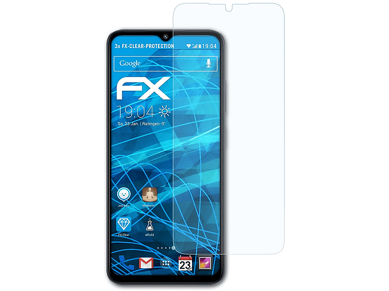 Poco M5) Xiaomi FX-Clear ATFOLIX Displayschutz(für 3x