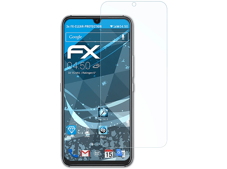 ATFOLIX 3x FX-Clear Displayschutz(für UMiDigi A9 Max)