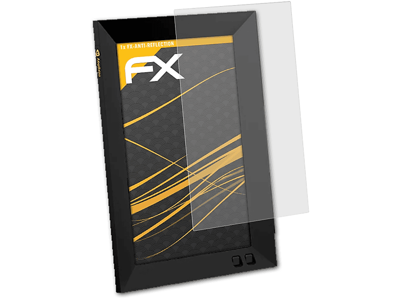 ATFOLIX FX-Antireflex (8 8 Displayschutz(für Inch)) Smart Nixplay