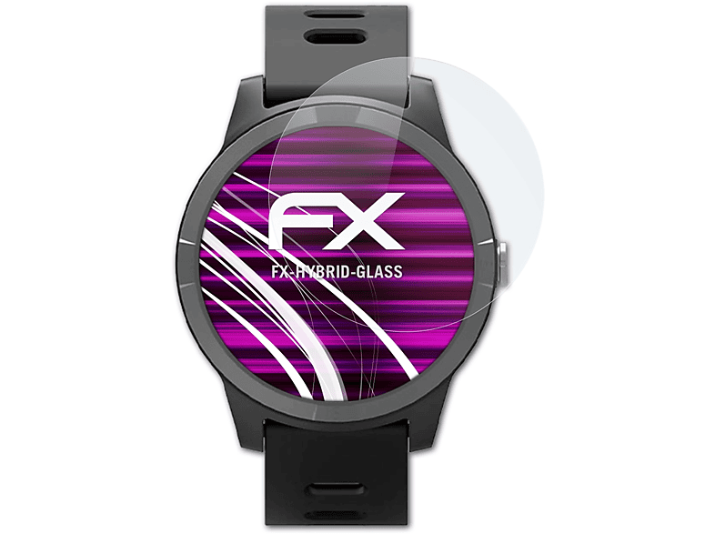 ATFOLIX FX-Hybrid-Glass Schutzglas(für Prixton SWB28) | Smartwatch Schutzfolien & Gläser