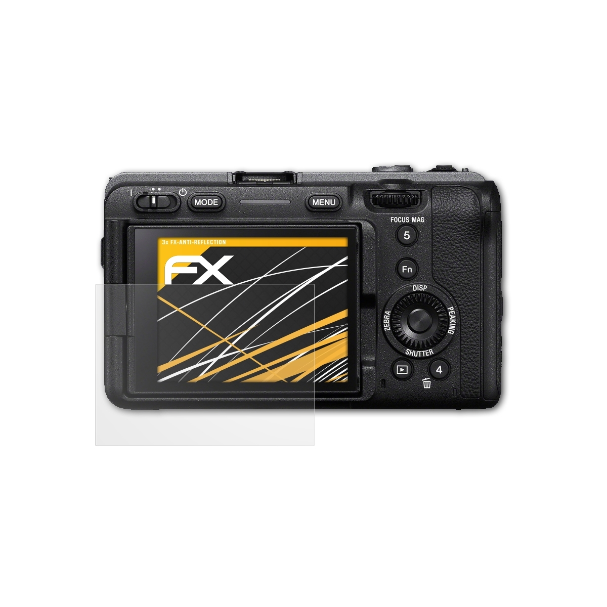 FX30) Sony FX-Antireflex 3x ATFOLIX Displayschutz(für
