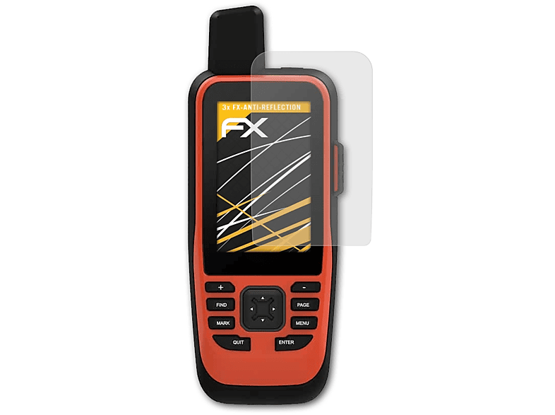 ATFOLIX 3x GPSMap FX-Antireflex Displayschutz(für Garmin 86s)