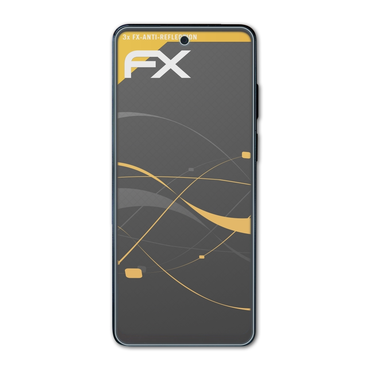 ATFOLIX 3x FX-Antireflex Moto Stylus G Displayschutz(für 5G (2022)) Motorola