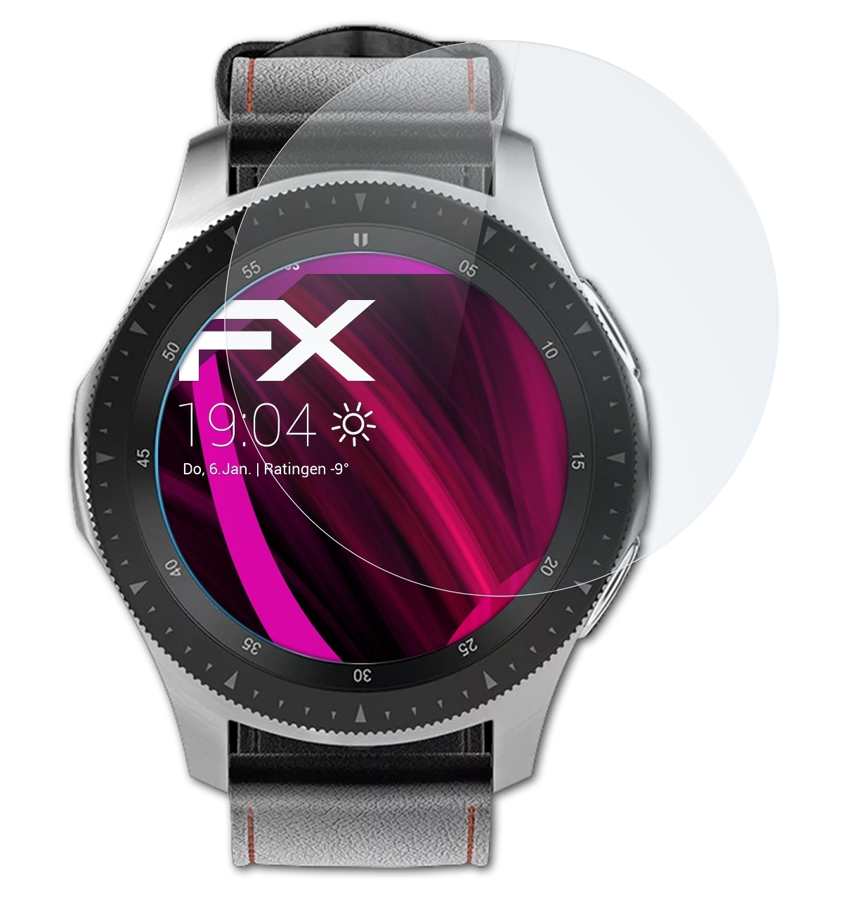 FX-Hybrid-Glass ATFOLIX 01) Watch Smart-Ex ecom Schutzglas(für